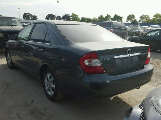 4T1BE32K03U232486 - 2003 TOYOTA CAMRY LE BLUE photo 3