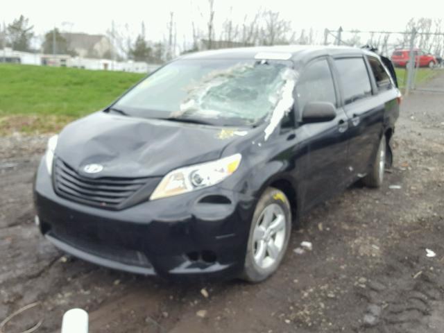 5TDZK3DC3FS664029 - 2015 TOYOTA SIENNA BAS BLACK photo 2