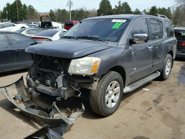 5N1AA08BX5N737994 - 2005 NISSAN ARMADA SE GRAY photo 2