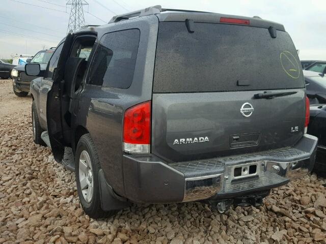 5N1AA08BX5N737994 - 2005 NISSAN ARMADA SE GRAY photo 3