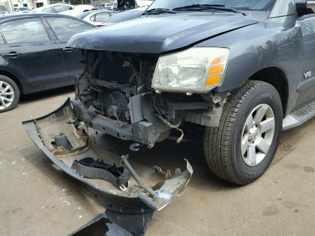 5N1AA08BX5N737994 - 2005 NISSAN ARMADA SE GRAY photo 9