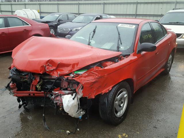 1G2NE52F14M706452 - 2004 PONTIAC GRAND AM S Qırmızı foto 2