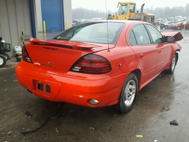 1G2NE52F14M706452 - 2004 PONTIAC GRAND AM S Qırmızı foto 4