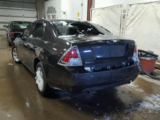 3FAFP07156R132237 - 2006 FORD FUSION SE BLACK photo 3