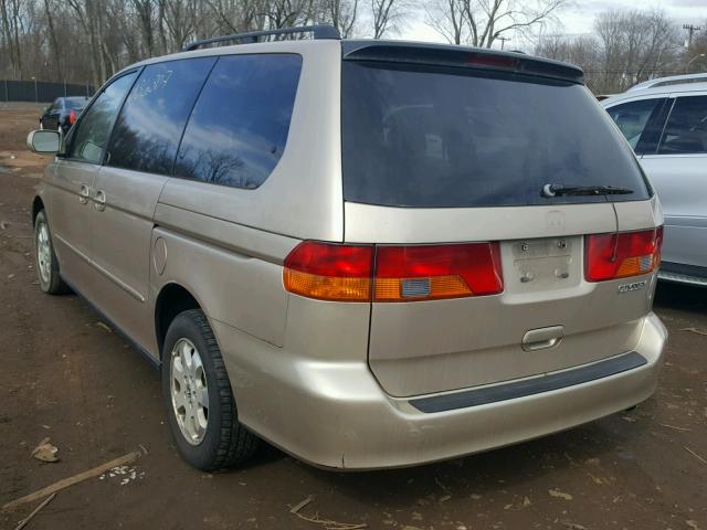 5FNRL18612B007640 - 2002 HONDA ODYSSEY EX GOLD photo 3