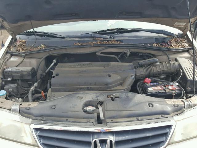 5FNRL18612B007640 - 2002 HONDA ODYSSEY EX GOLD photo 7