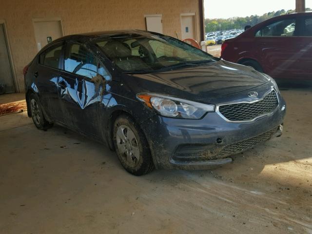 KNAFX4A65F5257826 - 2015 KIA FORTE LX GRAY photo 1