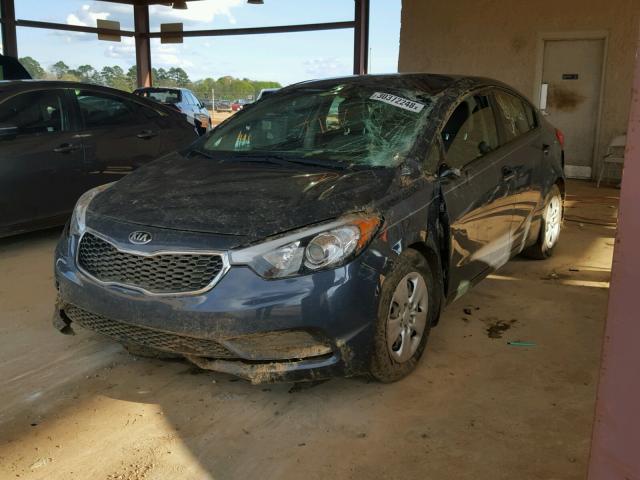 KNAFX4A65F5257826 - 2015 KIA FORTE LX GRAY photo 2