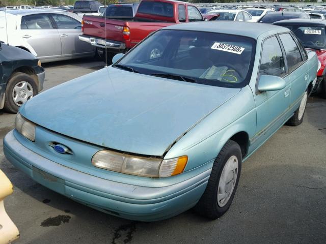 1FALP52U6SG248727 - 1995 FORD TAURUS GL GREEN photo 2