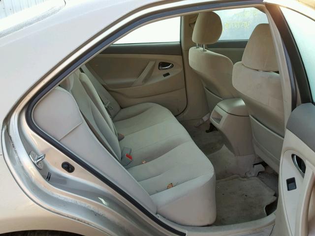 4T1BE46K79U411388 - 2009 TOYOTA CAMRY BASE TAN photo 6