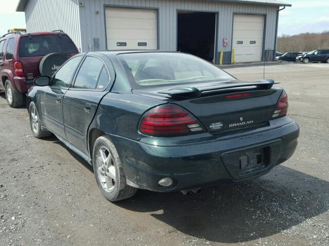 1G2NF52E73M714543 - 2003 PONTIAC GRAND AM S GREEN photo 3