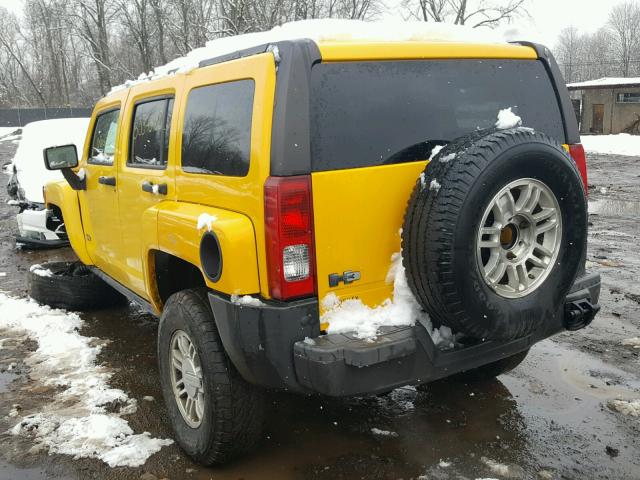 5GTDN136268287062 - 2006 HUMMER H3 YELLOW photo 3