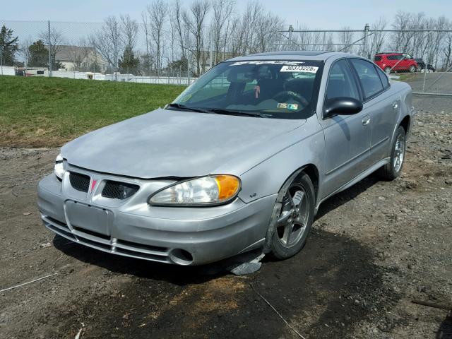 1G2NF52E53M704495 - 2003 PONTIAC GRAND AM S SILVER photo 2