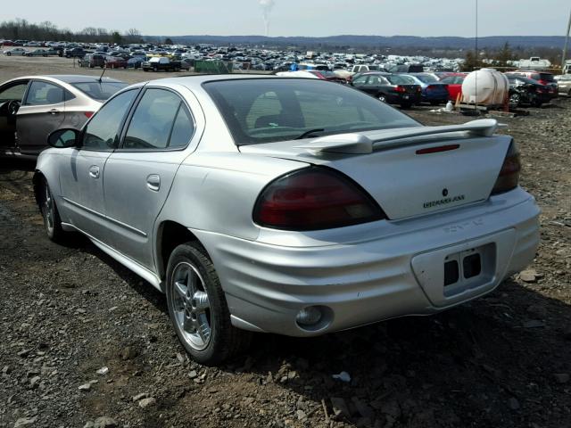 1G2NF52E53M704495 - 2003 PONTIAC GRAND AM S SILVER photo 3