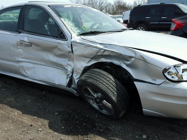 1G2NF52E53M704495 - 2003 PONTIAC GRAND AM S SILVER photo 9