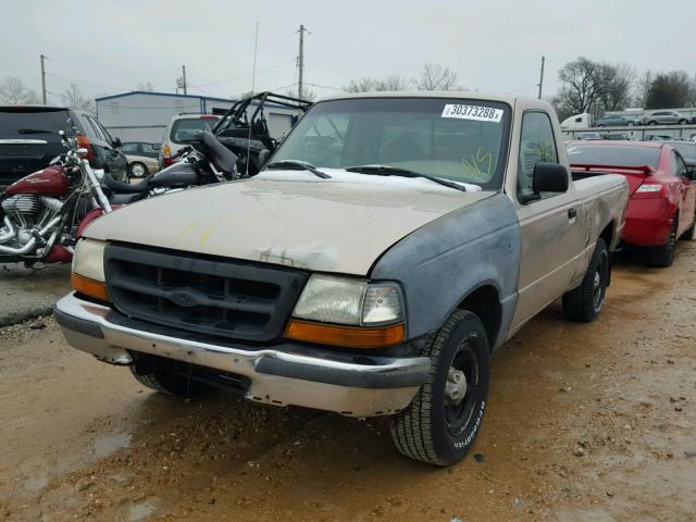 1FTYR10U1WUB70578 - 1998 FORD RANGER GOLD photo 2