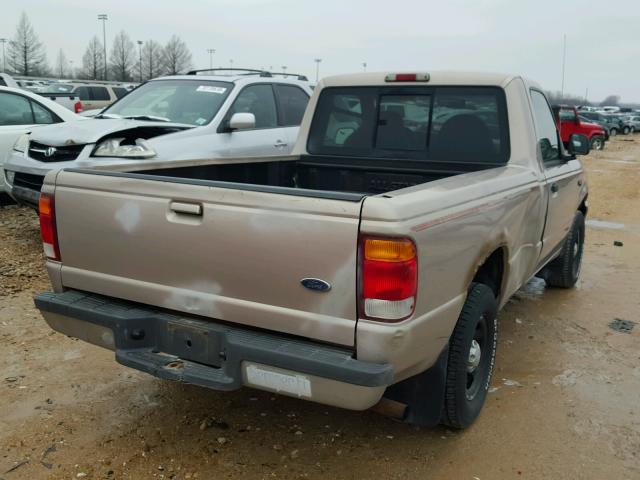 1FTYR10U1WUB70578 - 1998 FORD RANGER GOLD photo 4