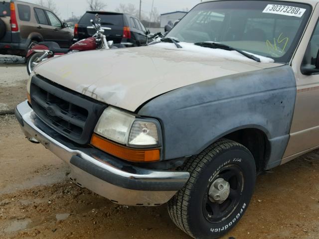 1FTYR10U1WUB70578 - 1998 FORD RANGER GOLD photo 9