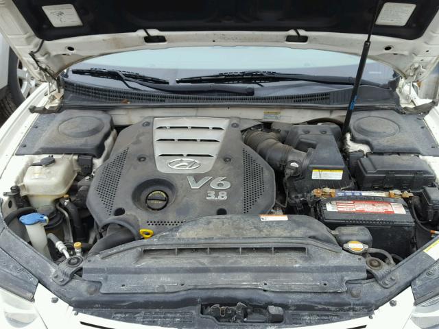 KMHFC46F16A121624 - 2006 HYUNDAI AZERA SE WHITE photo 7