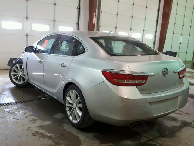 1G4PR5SK5E4219399 - 2014 BUICK VERANO CON SILVER photo 3