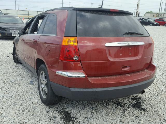 2A8GM68X38R640253 - 2008 CHRYSLER PACIFICA T RED photo 3