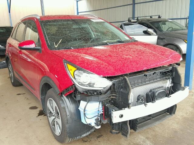 KNDCB3LC6H5050012 - 2017 KIA NIRO RED photo 1