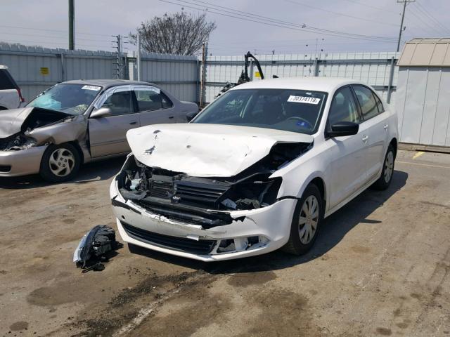 3VW2K7AJ6BM378324 - 2011 VOLKSWAGEN JETTA BASE 白色 照片 2