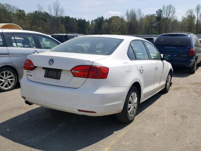 3VW2K7AJ6BM378324 - 2011 VOLKSWAGEN JETTA BASE 白色 照片 4