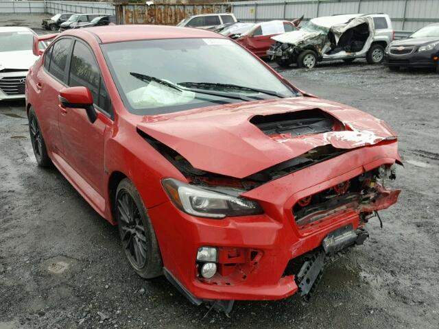 JF1VA2L68F9837619 - 2015 SUBARU WRX STI RED photo 1