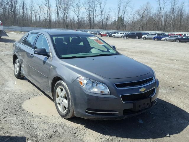 1G1ZG57B28F172393 - 2008 CHEVROLET MALIBU LS GRAY photo 1