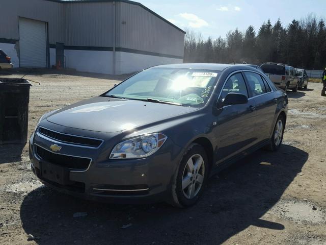 1G1ZG57B28F172393 - 2008 CHEVROLET MALIBU LS GRAY photo 2