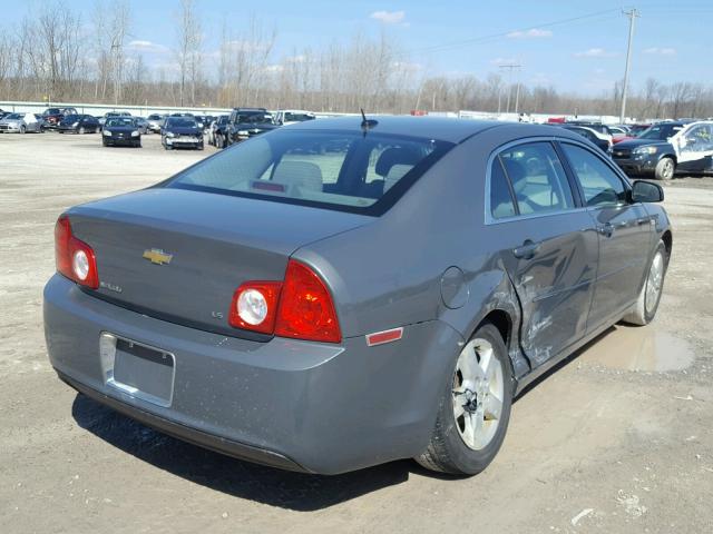 1G1ZG57B28F172393 - 2008 CHEVROLET MALIBU LS GRAY photo 4