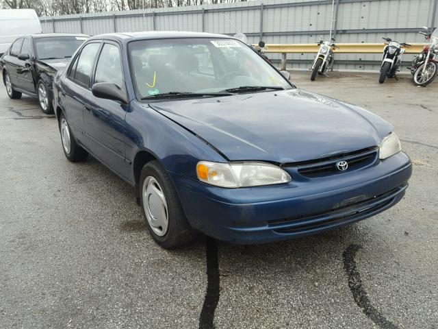 1NXBR12E9YZ401091 - 2000 TOYOTA COROLLA VE BLUE photo 1