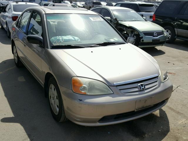 2HGES26712H611722 - 2002 HONDA CIVIC EX GOLD photo 1