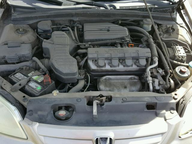 2HGES26712H611722 - 2002 HONDA CIVIC EX ოქროსფერი ფოტო 7