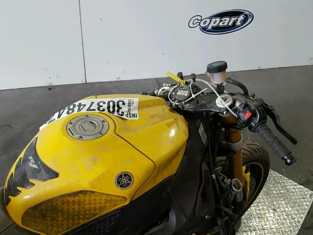 JYARN23EX9A005009 - 2009 YAMAHA YZFR1 YELLOW photo 5