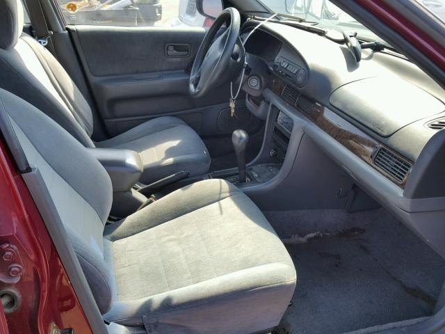 1N4BU31D5SC154565 - 1995 NISSAN ALTIMA XE MAROON photo 5