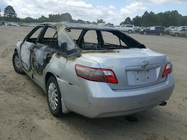 4T1BE46K87U650297 - 2007 TOYOTA CAMRY NEW BURN photo 3