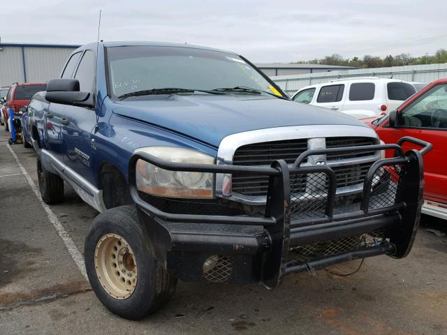 3D7KS28C26G159108 - 2006 DODGE RAM 2500 S BLUE photo 1