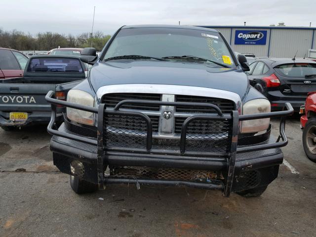 3D7KS28C26G159108 - 2006 DODGE RAM 2500 S BLUE photo 10