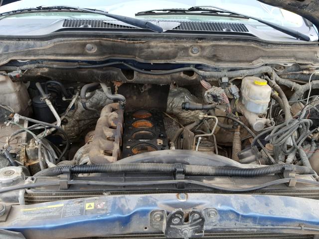3D7KS28C26G159108 - 2006 DODGE RAM 2500 S BLUE photo 7