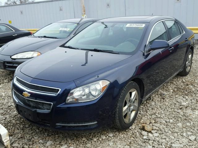 1G1ZC5EB4AF286786 - 2010 CHEVROLET MALIBU 1LT BLUE photo 2