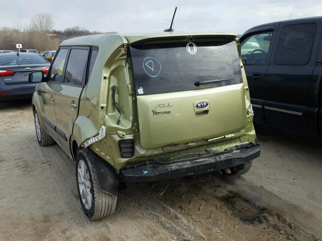 KNDJT2A61C7478059 - 2012 KIA SOUL + GREEN photo 3