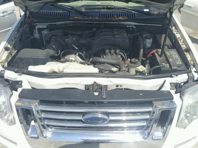 1FMEU33K27UA08978 - 2007 FORD EXPLORER S WHITE photo 7