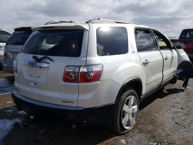 1GKEV33798J273367 - 2008 GMC ACADIA SLT თეთრი ფოტო 4