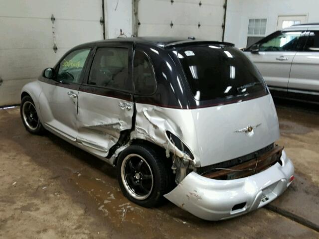 3A4GY5F96AT205637 - 2010 CHRYSLER PT CRUISER SILVER photo 3