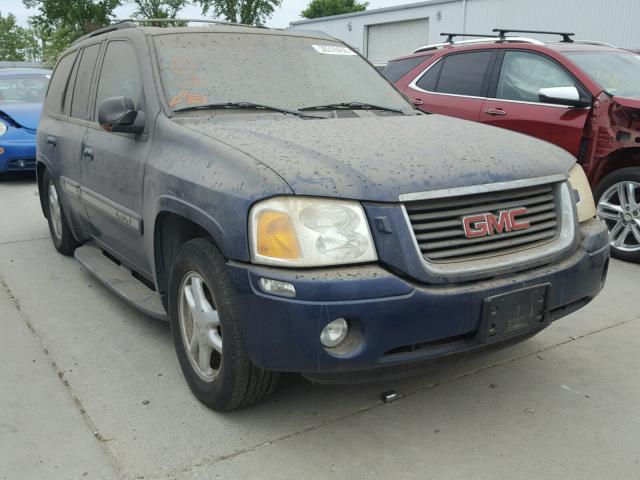 1GKDT13S122439408 - 2002 GMC ENVOY BLUE photo 1