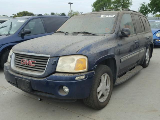 1GKDT13S122439408 - 2002 GMC ENVOY BLUE photo 2