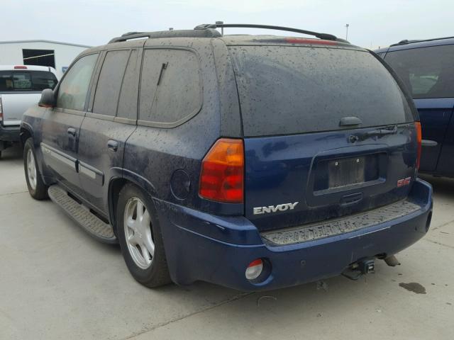 1GKDT13S122439408 - 2002 GMC ENVOY BLUE photo 3