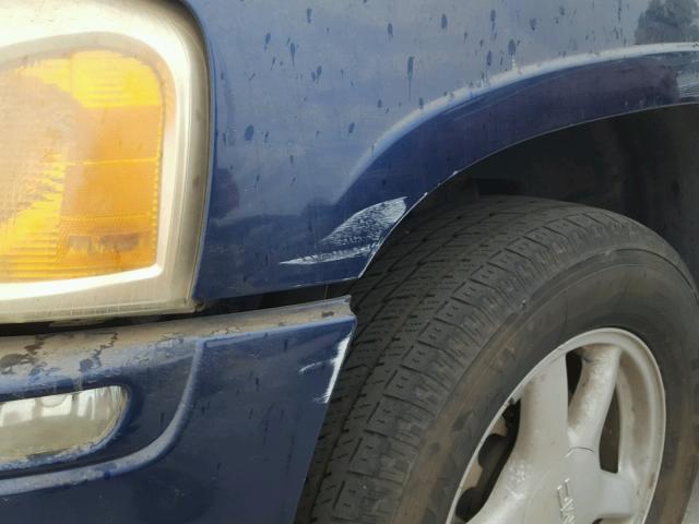 1GKDT13S122439408 - 2002 GMC ENVOY BLUE photo 9